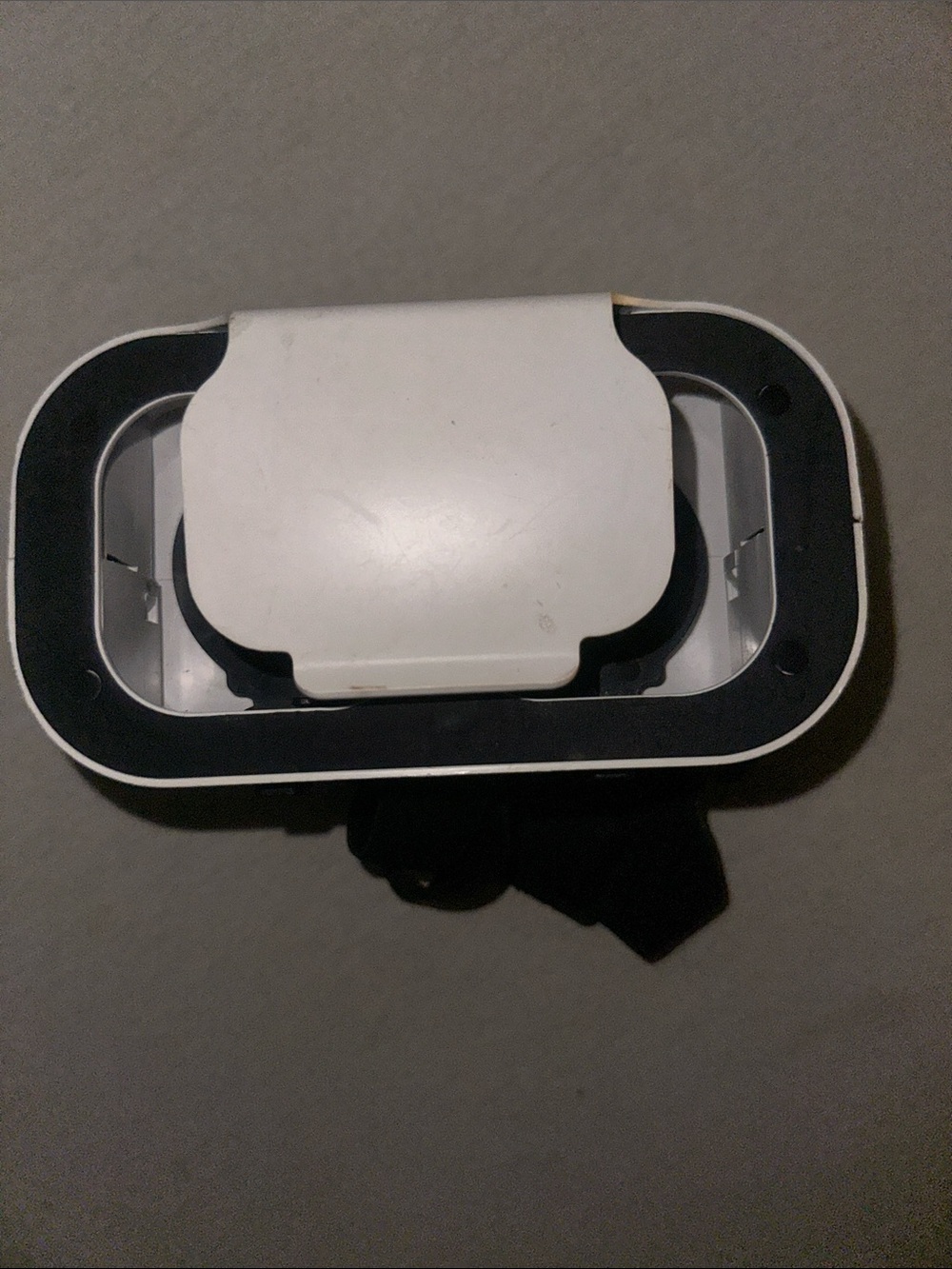 White and Black Portable Accessory Binocular Case